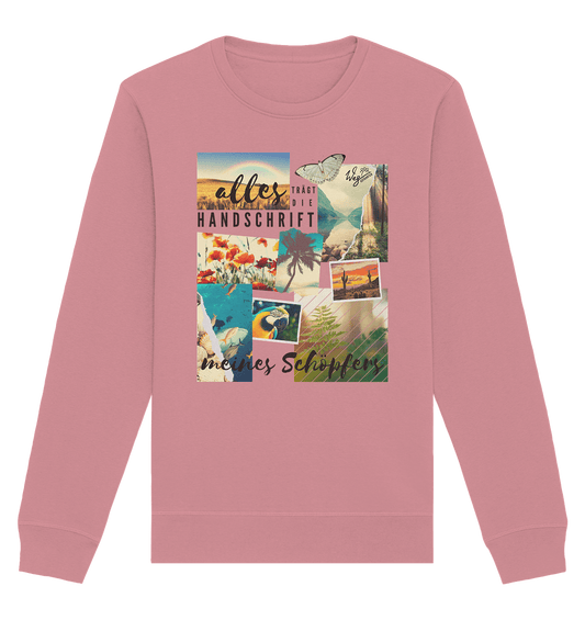 Handschrift des Schöpfers - Organic Basic Unisex Sweatshirt - Weggefährten Mindset