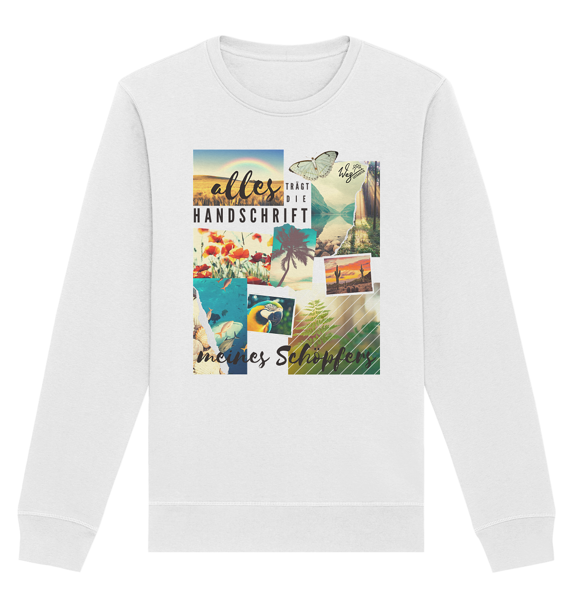 Handschrift des Schöpfers - Organic Basic Unisex Sweatshirt