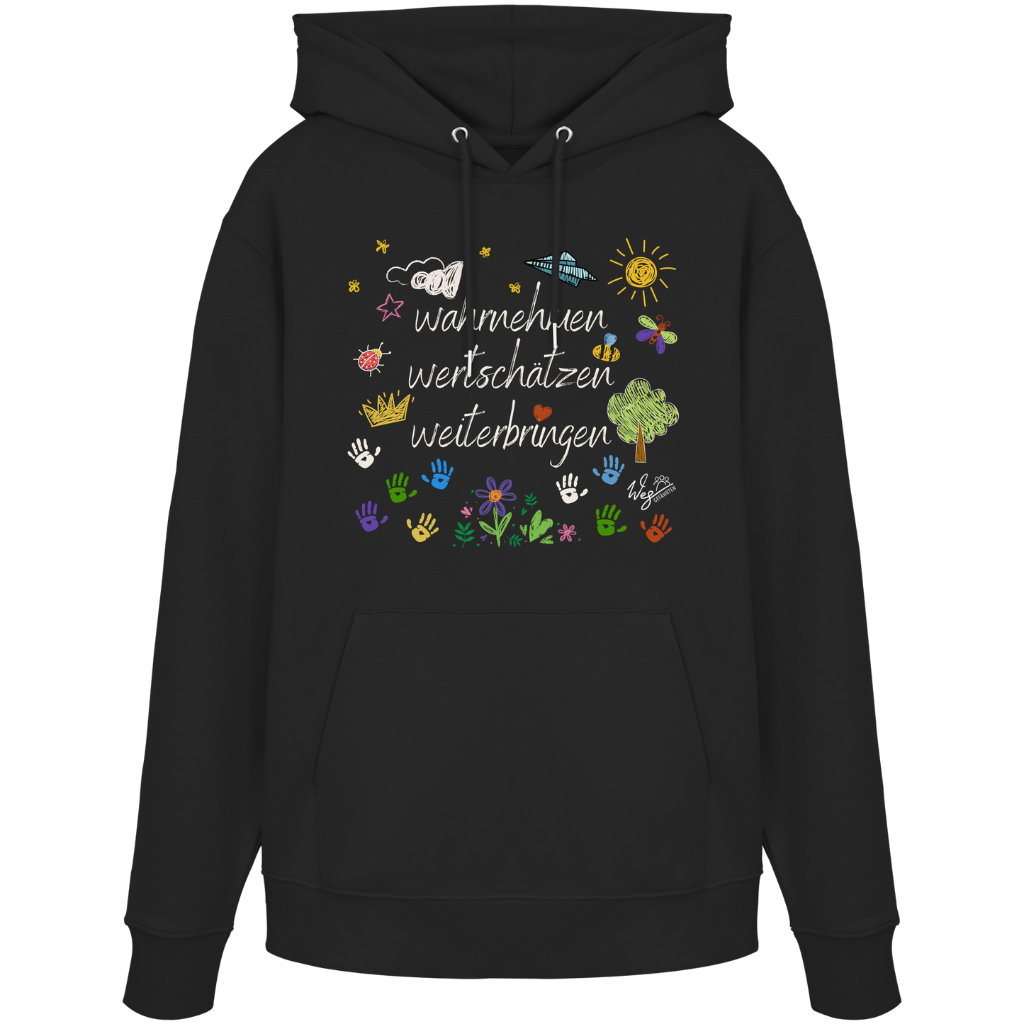 WERTE bunt - Tanja (NICHT Veröffentlichen) - Organic Hoodie.