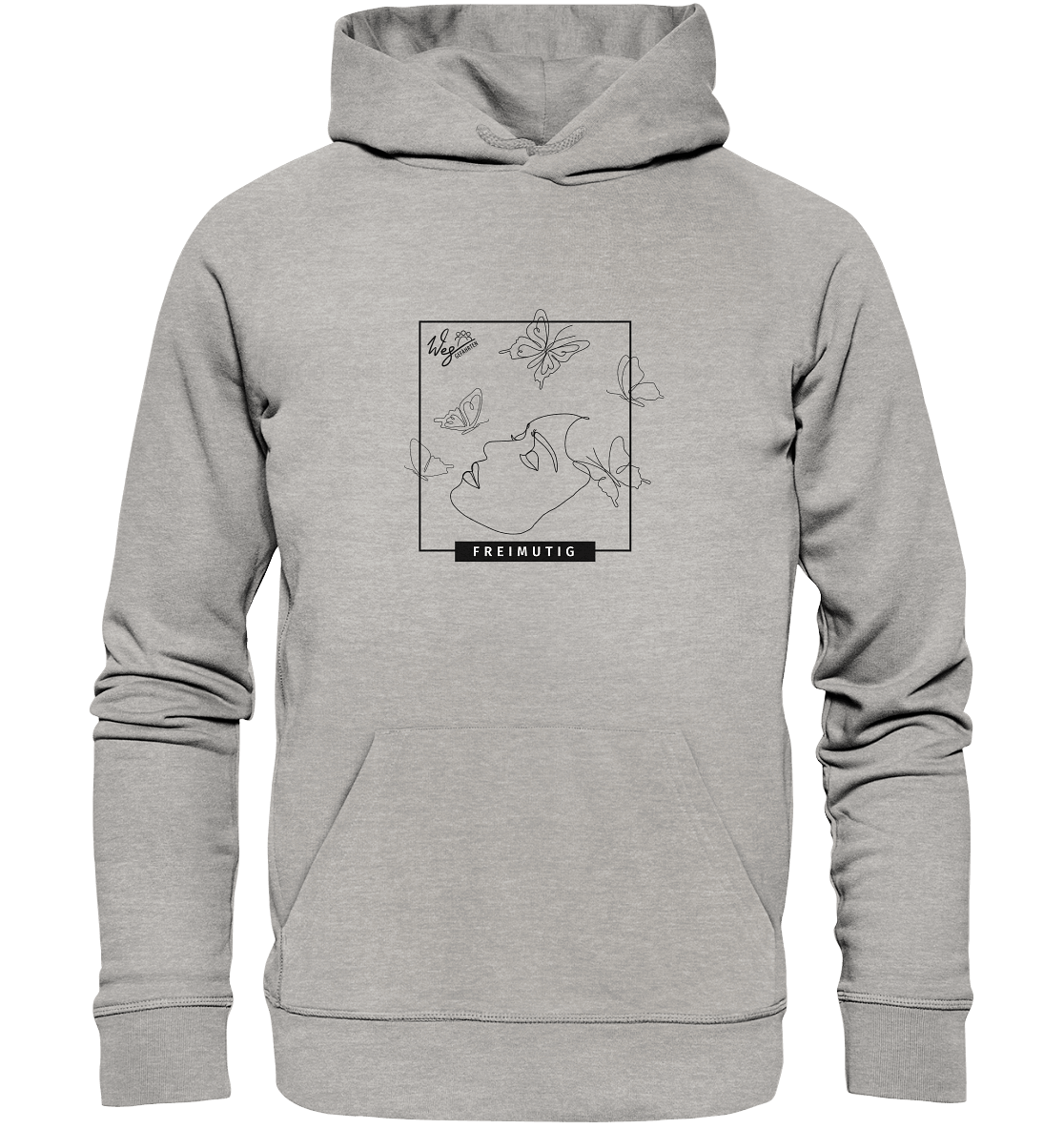 Freimutig - Organic Hoodie - Weggefährten Mindset