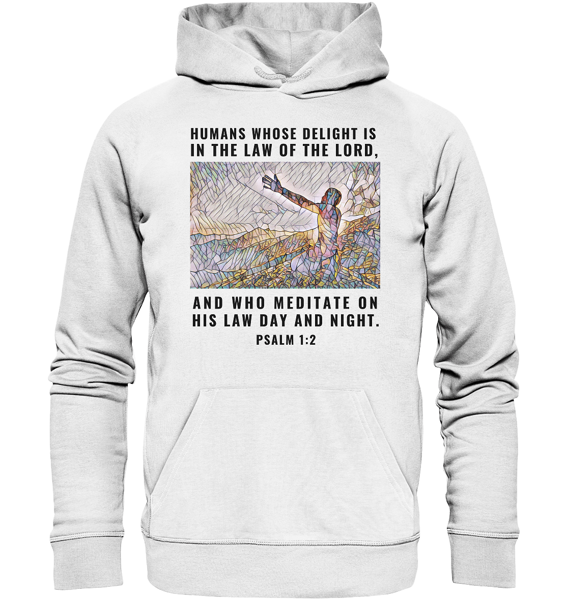 Psalm 1:2 - Organic Hoodie - Weggefährten Mindset