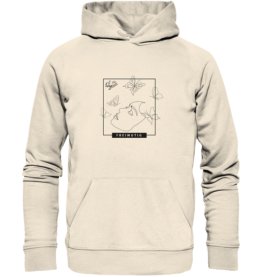 Freimutig - Organic Hoodie - Weggefährten Mindset