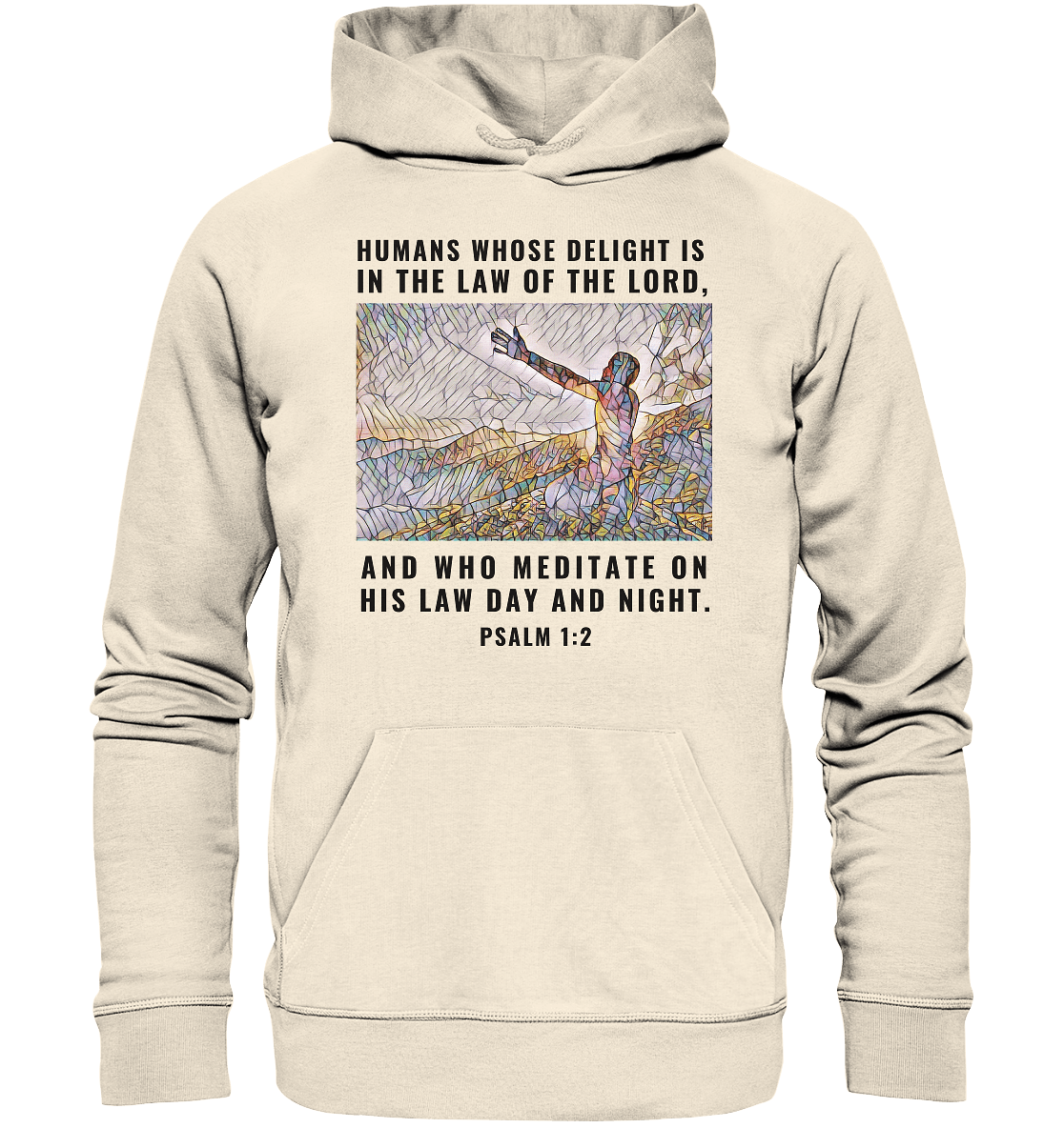 Psalm 1:2 - Organic Hoodie - Weggefährten Mindset