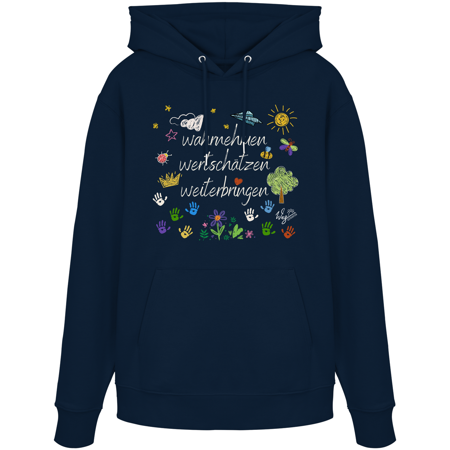 WERTE bunt - Tanja (NICHT Veröffentlichen) - Organic Hoodie.