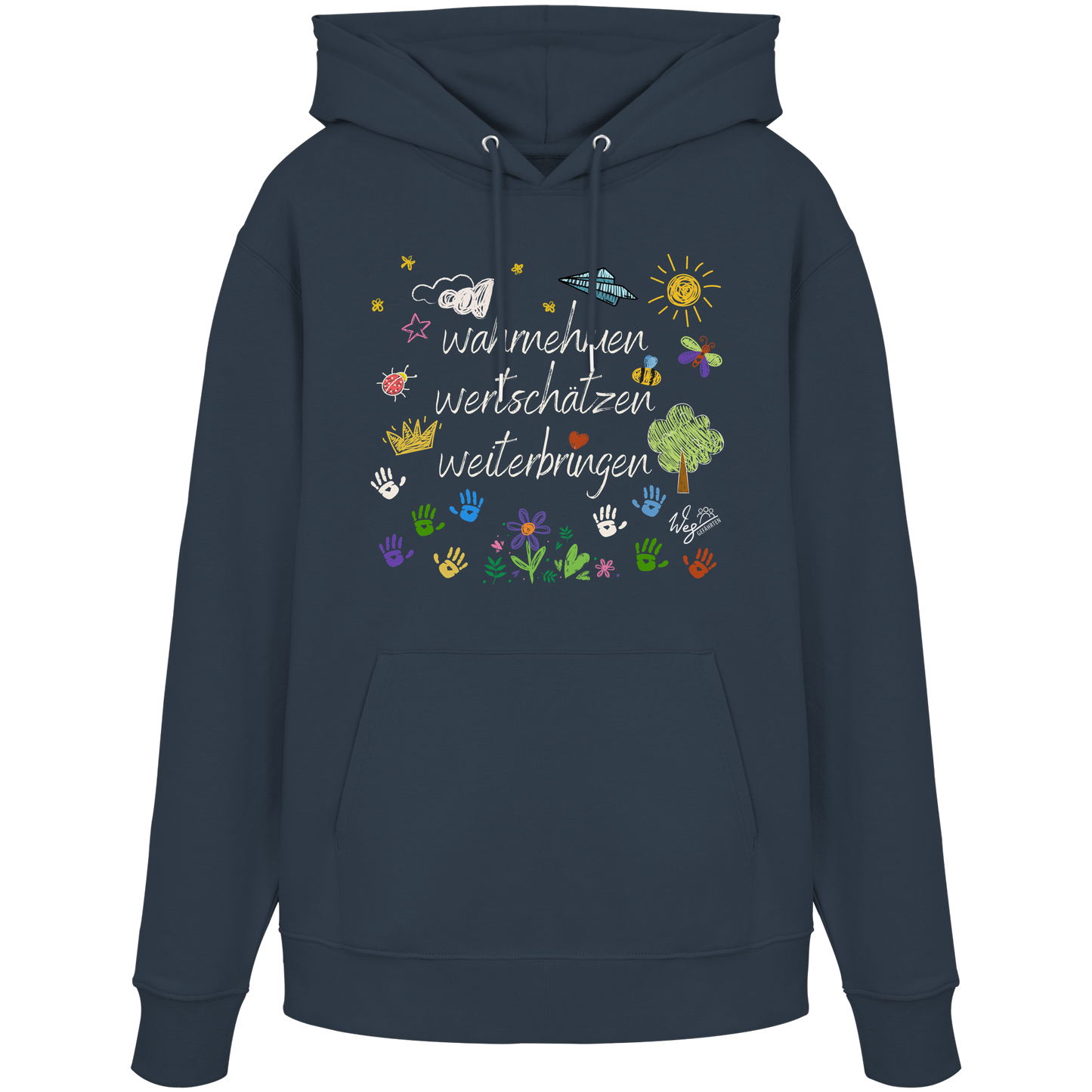 WERTE bunt - Tanja (NICHT Veröffentlichen) - Organic Hoodie.