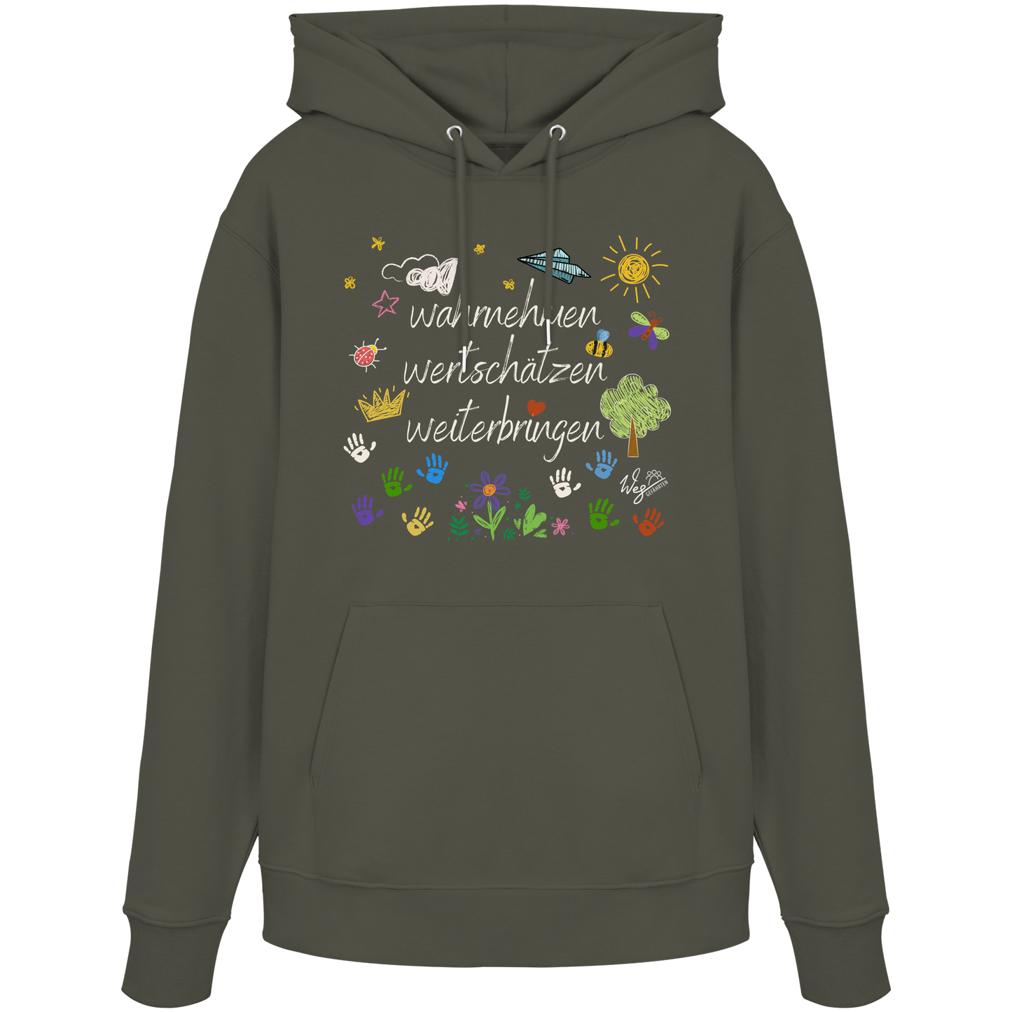 WERTE bunt - Tanja (NICHT Veröffentlichen) - Organic Hoodie.