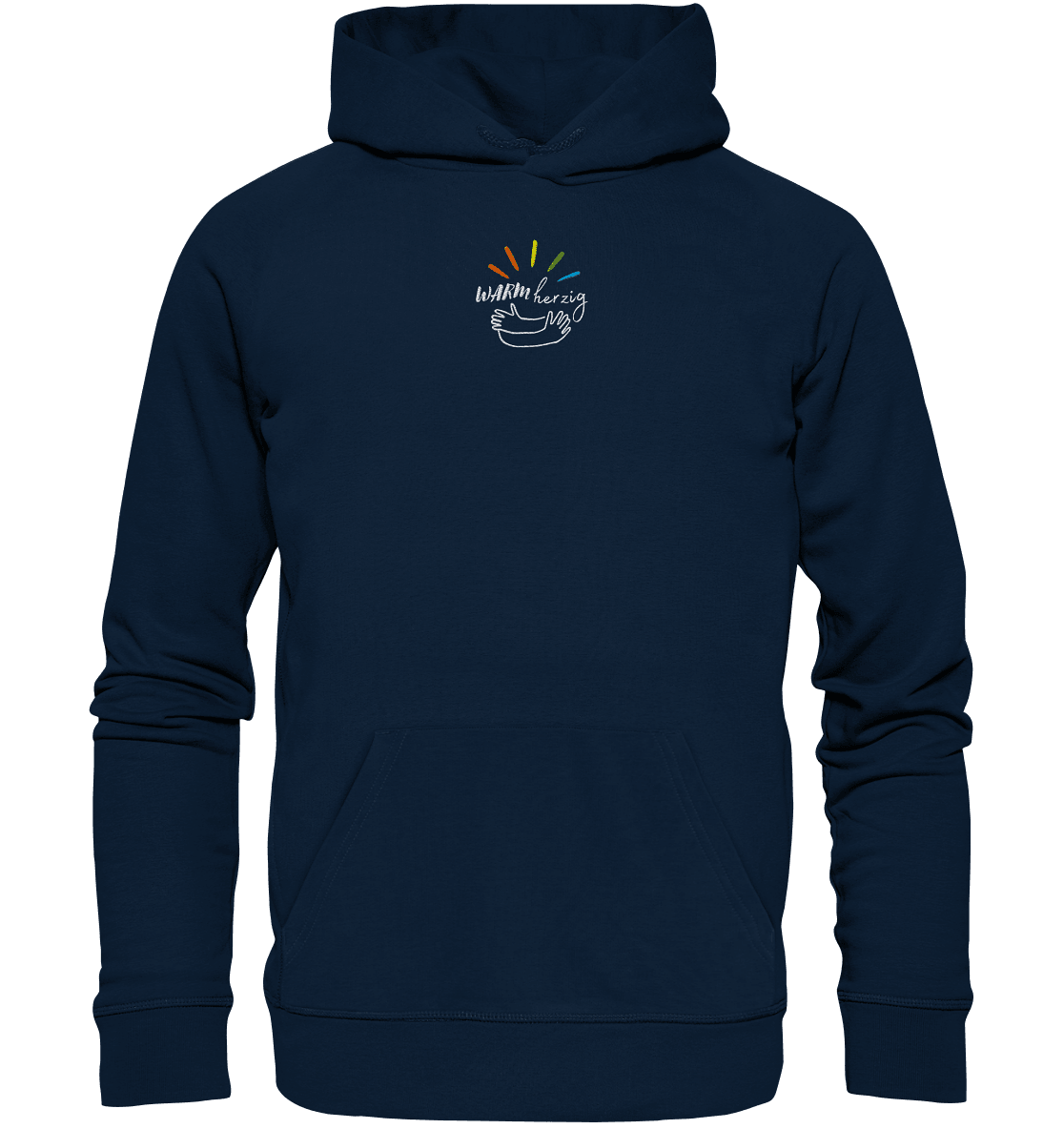 Warmherzig - Organic Hoodie (Stick) - Weggefährten Mindset