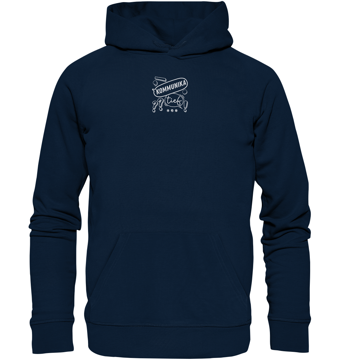 KommunikaTIEF - Organic Hoodie (Stick)