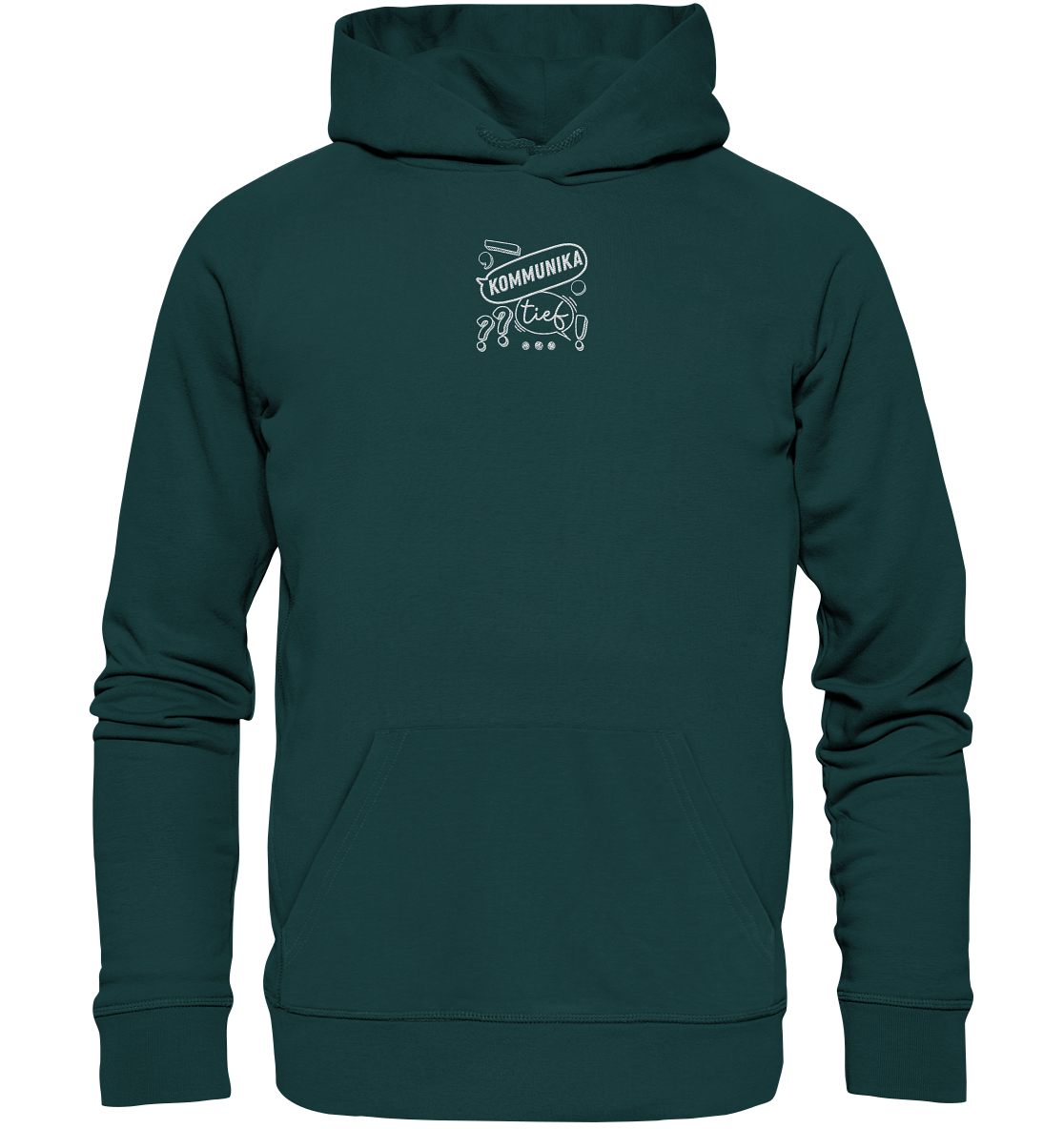 KommunikaTIEF - Organic Hoodie (Stick)