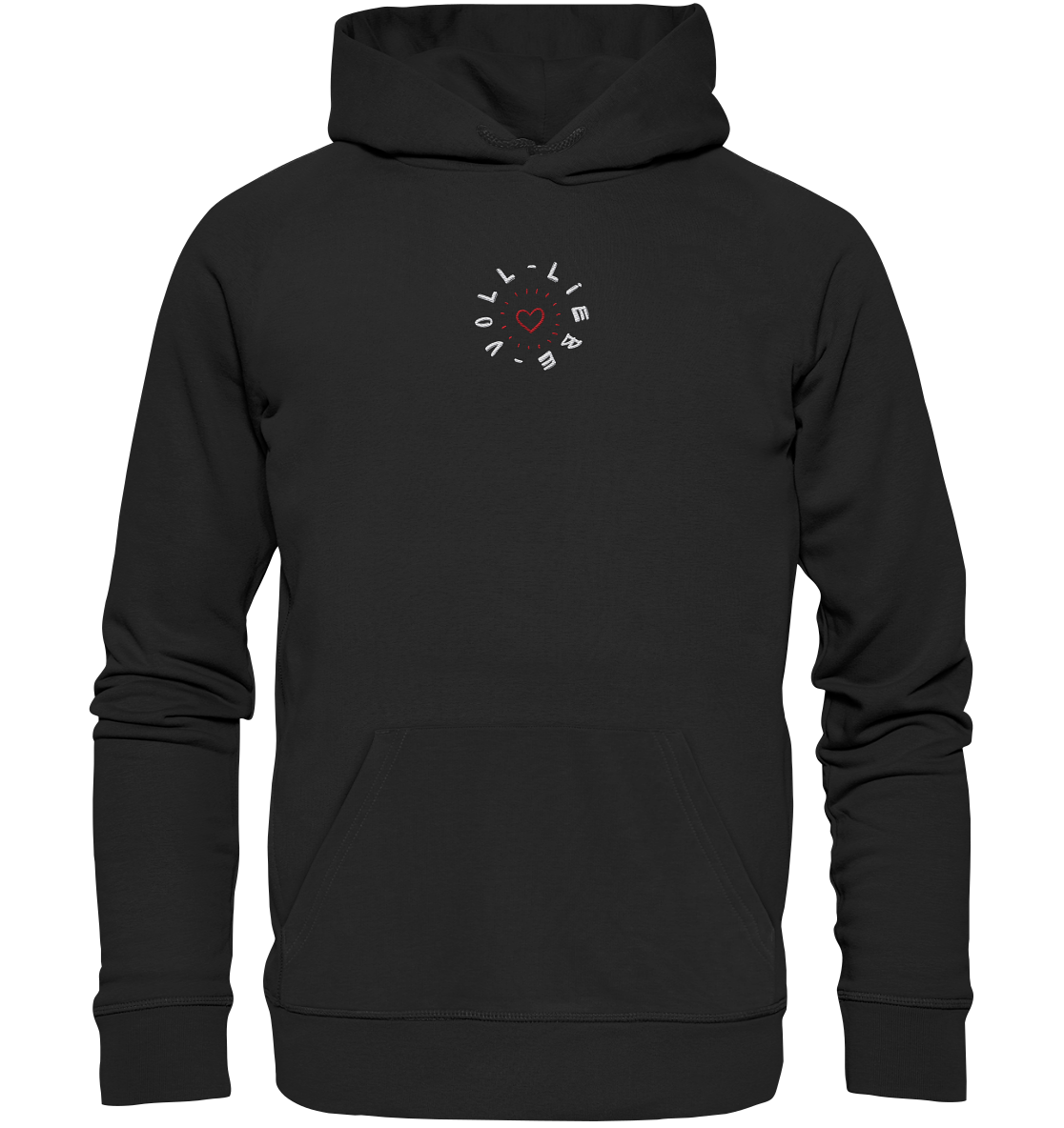 Voll Liebe - Organic Hoodie (Stick)