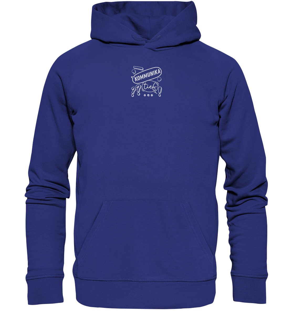 KommunikaTIEF - Organic Hoodie (Stick)