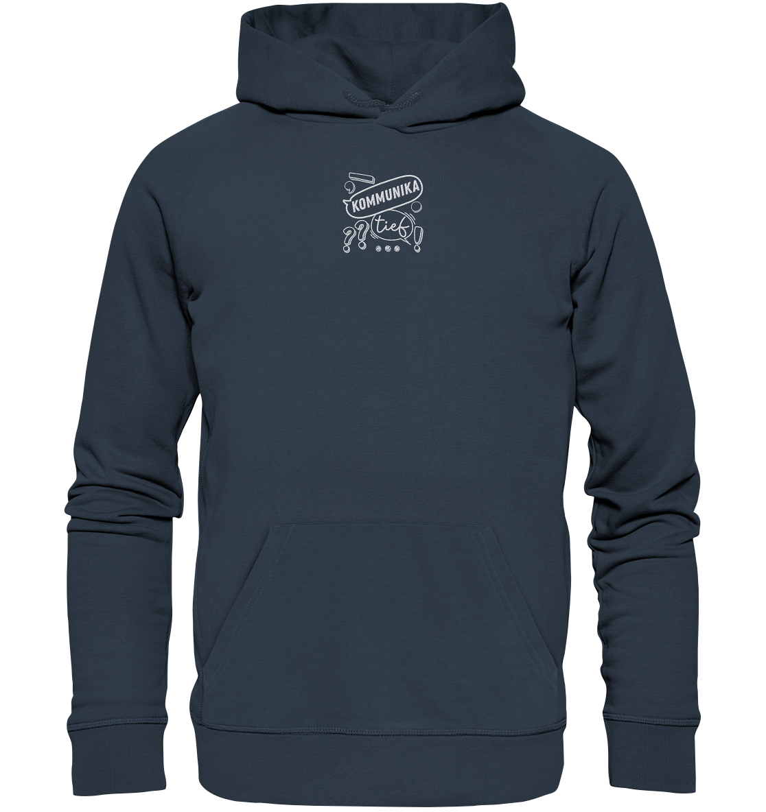 KommunikaTIEF - Organic Hoodie (Stick)
