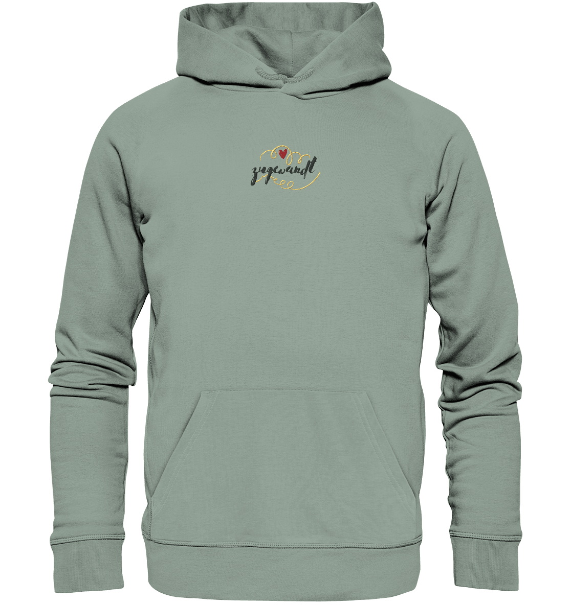 Zugewandt - Organic Hoodie (Stick) - Weggefährten Mindset