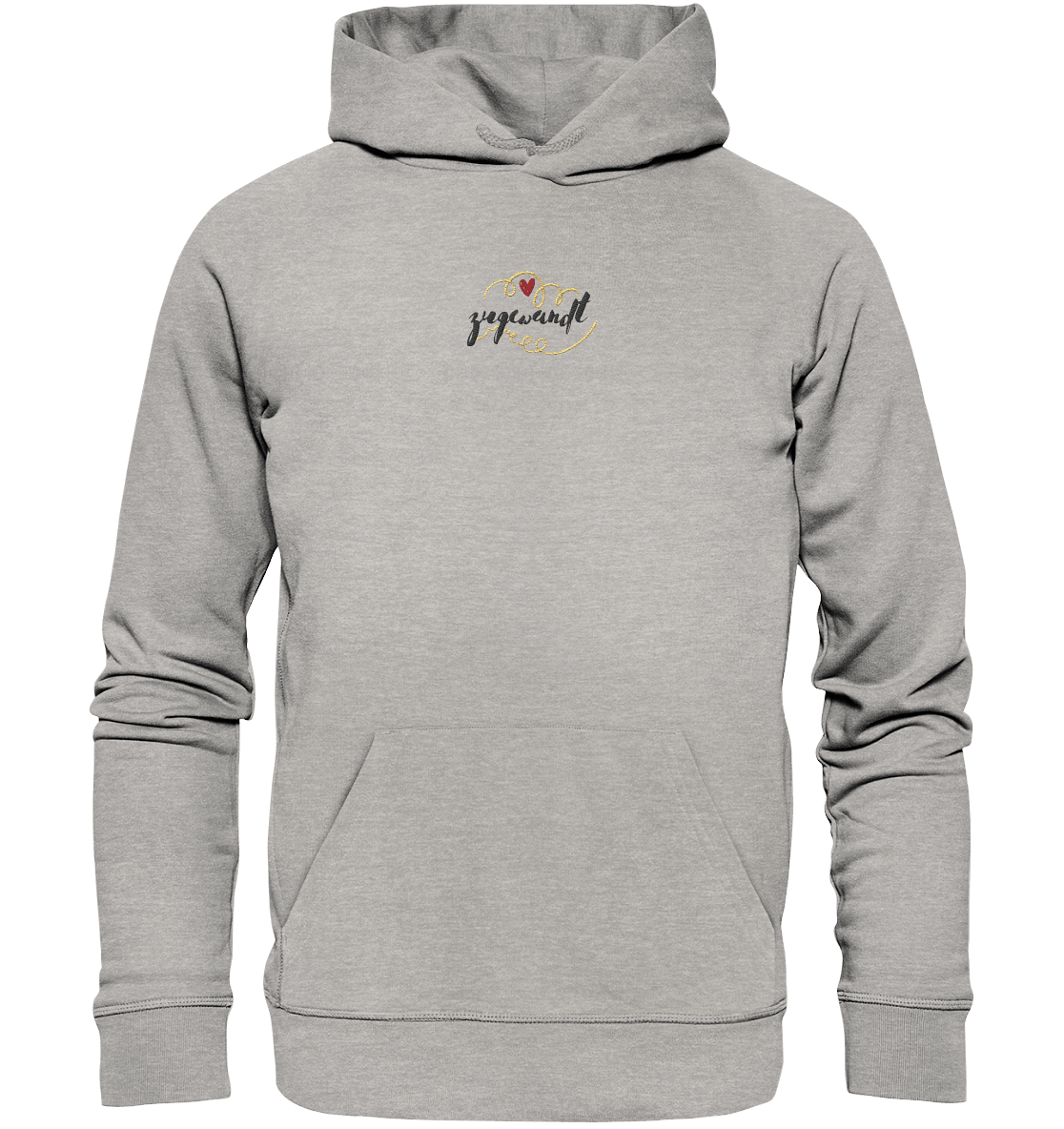 Zugewandt - Organic Hoodie (Stick) - Weggefährten Mindset