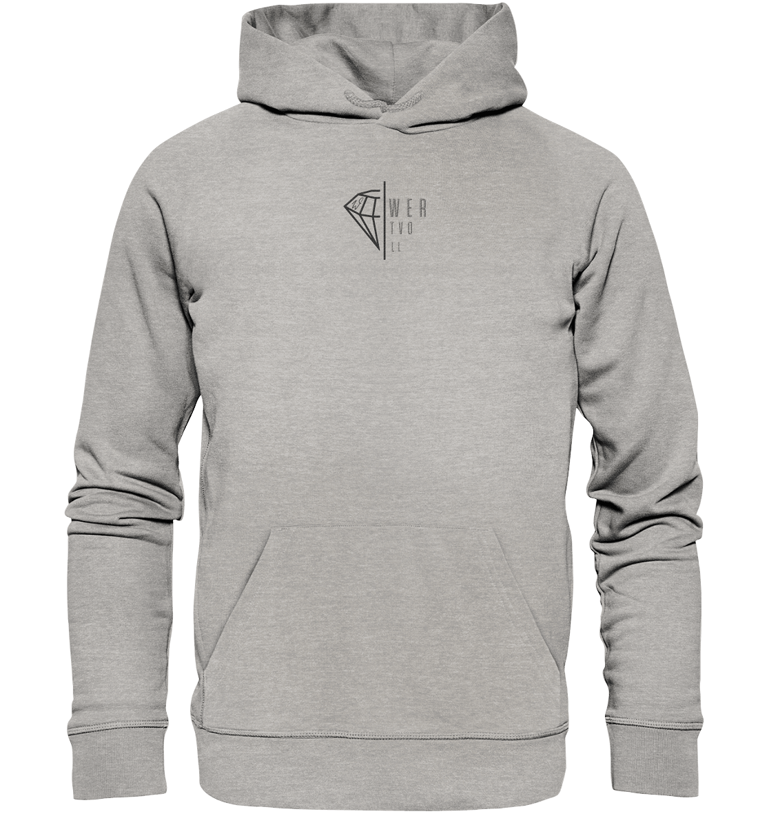 Wertvoll - Organic Hoodie (Stick) - Weggefährten Mindset