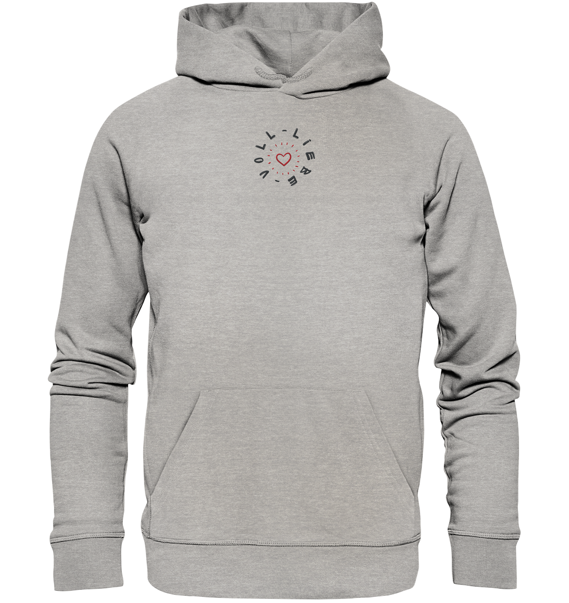 Voll Liebe - Organic Hoodie (Stick)