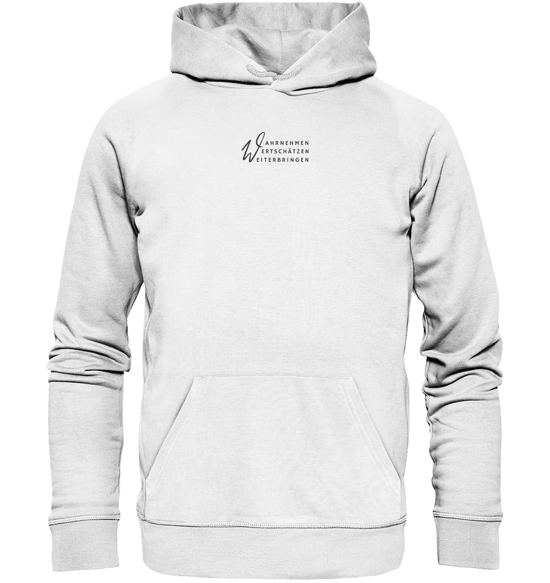 WERTE - Organic Hoodie (Stick) - Weggefährten Mindset