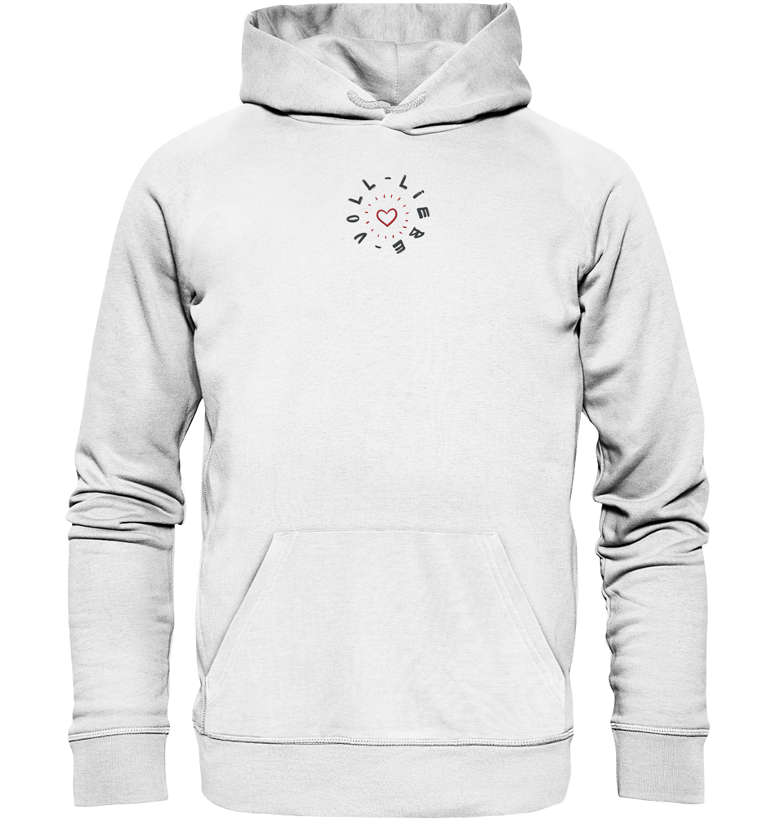 Voll Liebe - Organic Hoodie (Stick)