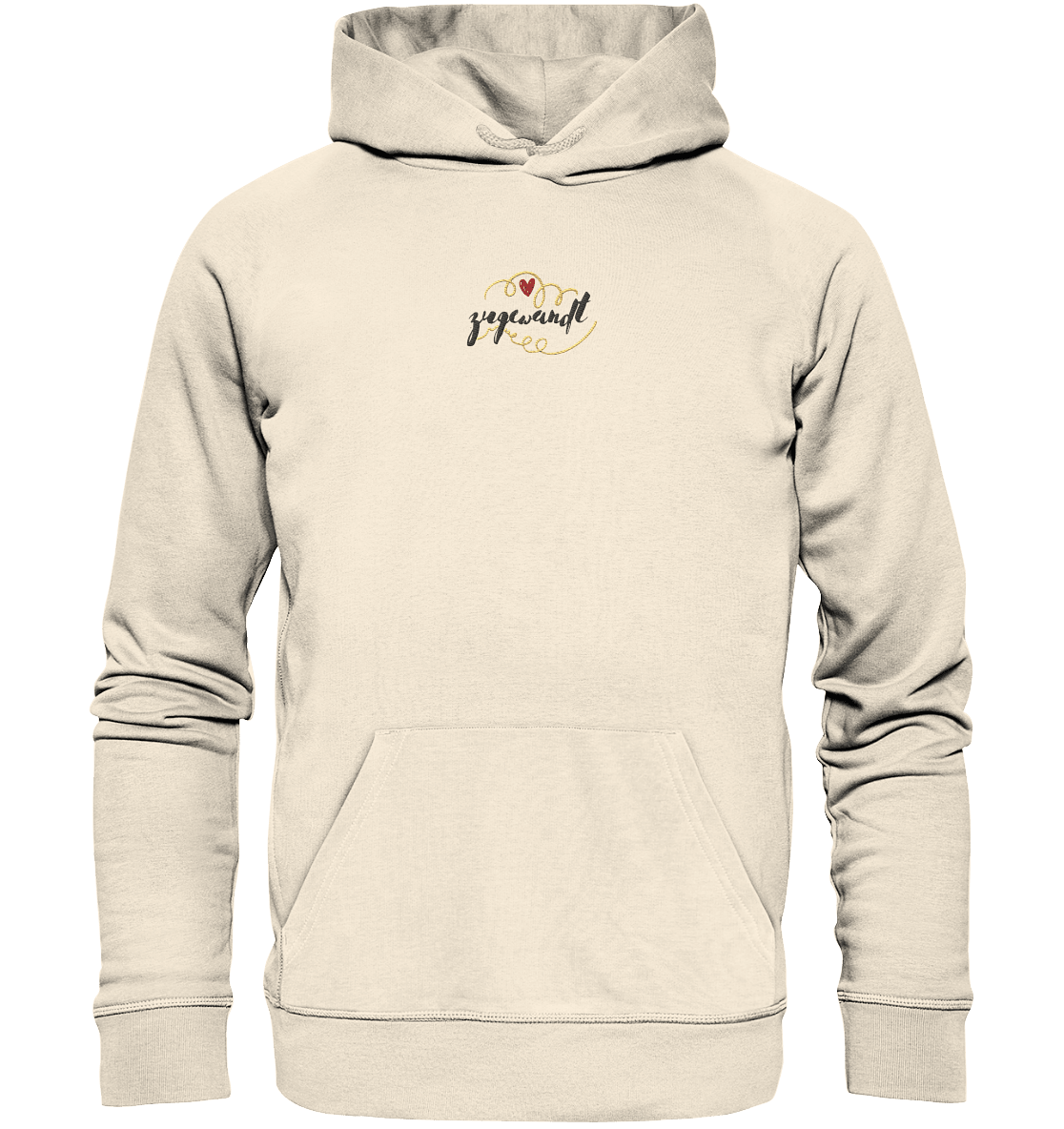 Zugewandt - Organic Hoodie (Stick) - Weggefährten Mindset