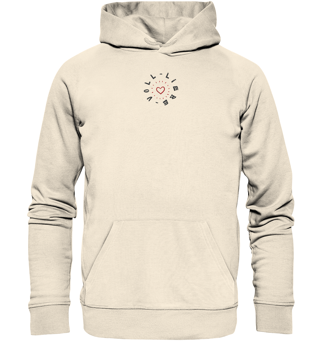 Voll Liebe - Organic Hoodie (Stick)
