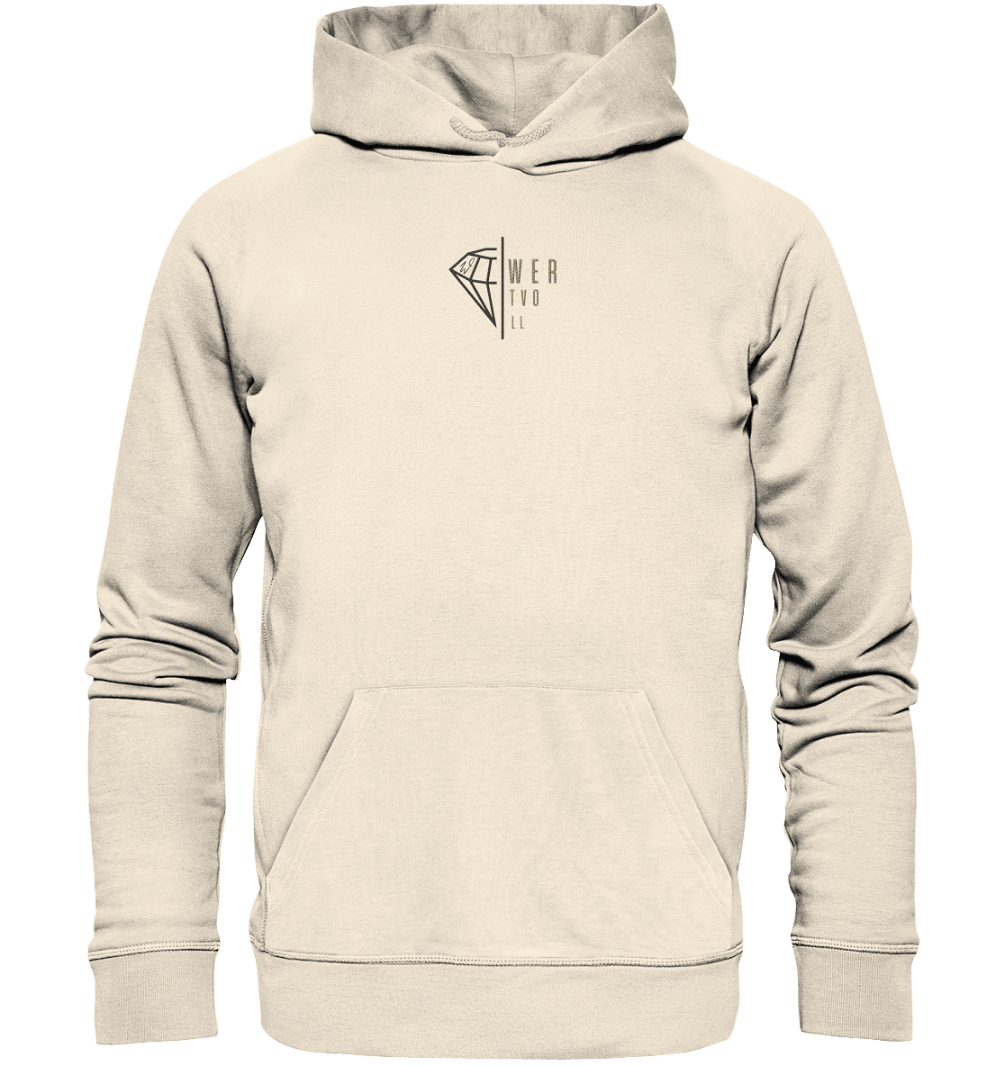 Wertvoll - Organic Hoodie (Stick) - Weggefährten Mindset