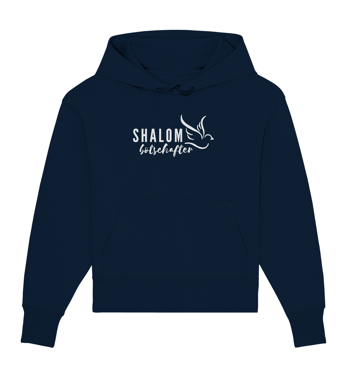 SHALOMbotschafter - Organic Oversize Hoodie - Weggefährten Mindset