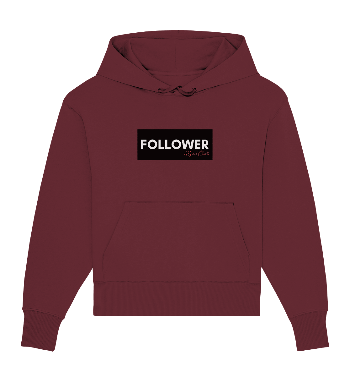 FOLLOWER - Organic Oversize Hoodie - Weggefährten Mindset