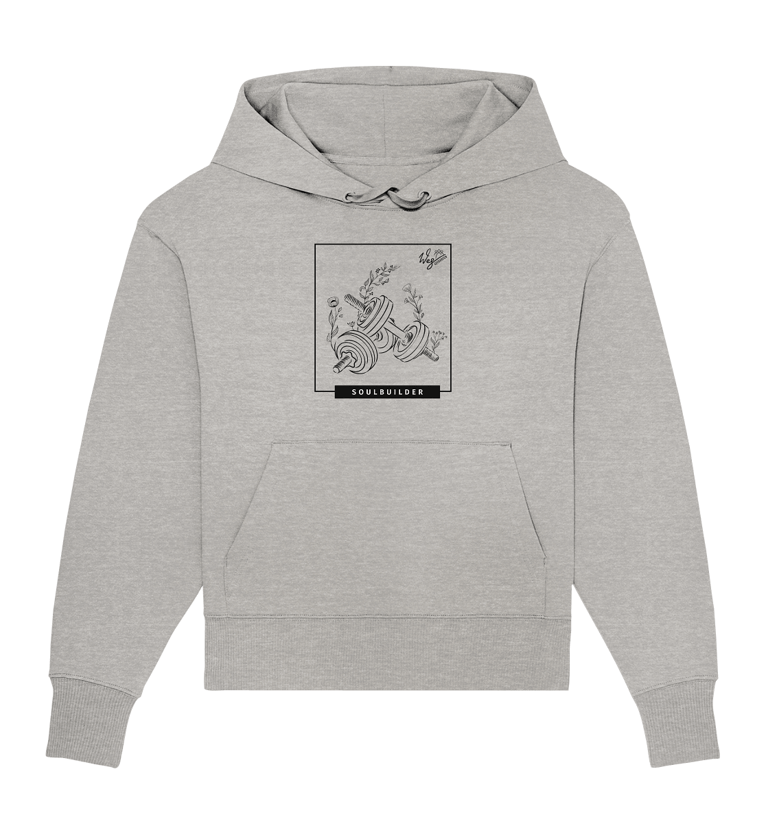 Soulbuilder - Organic Oversize Hoodie - Weggefährten Mindset