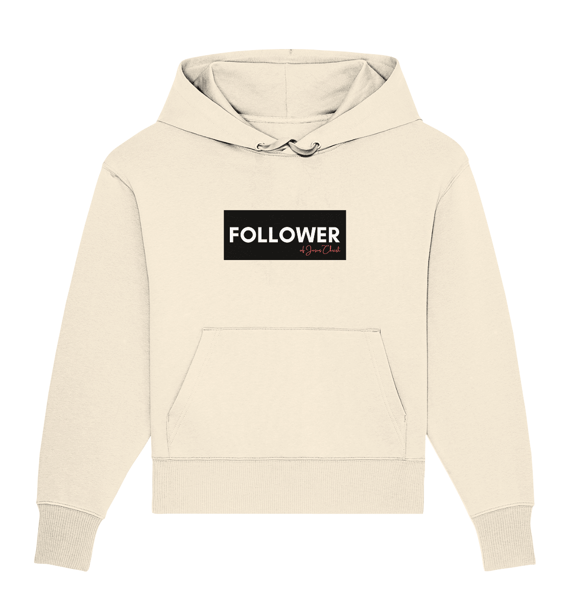 FOLLOWER - Organic Oversize Hoodie - Weggefährten Mindset