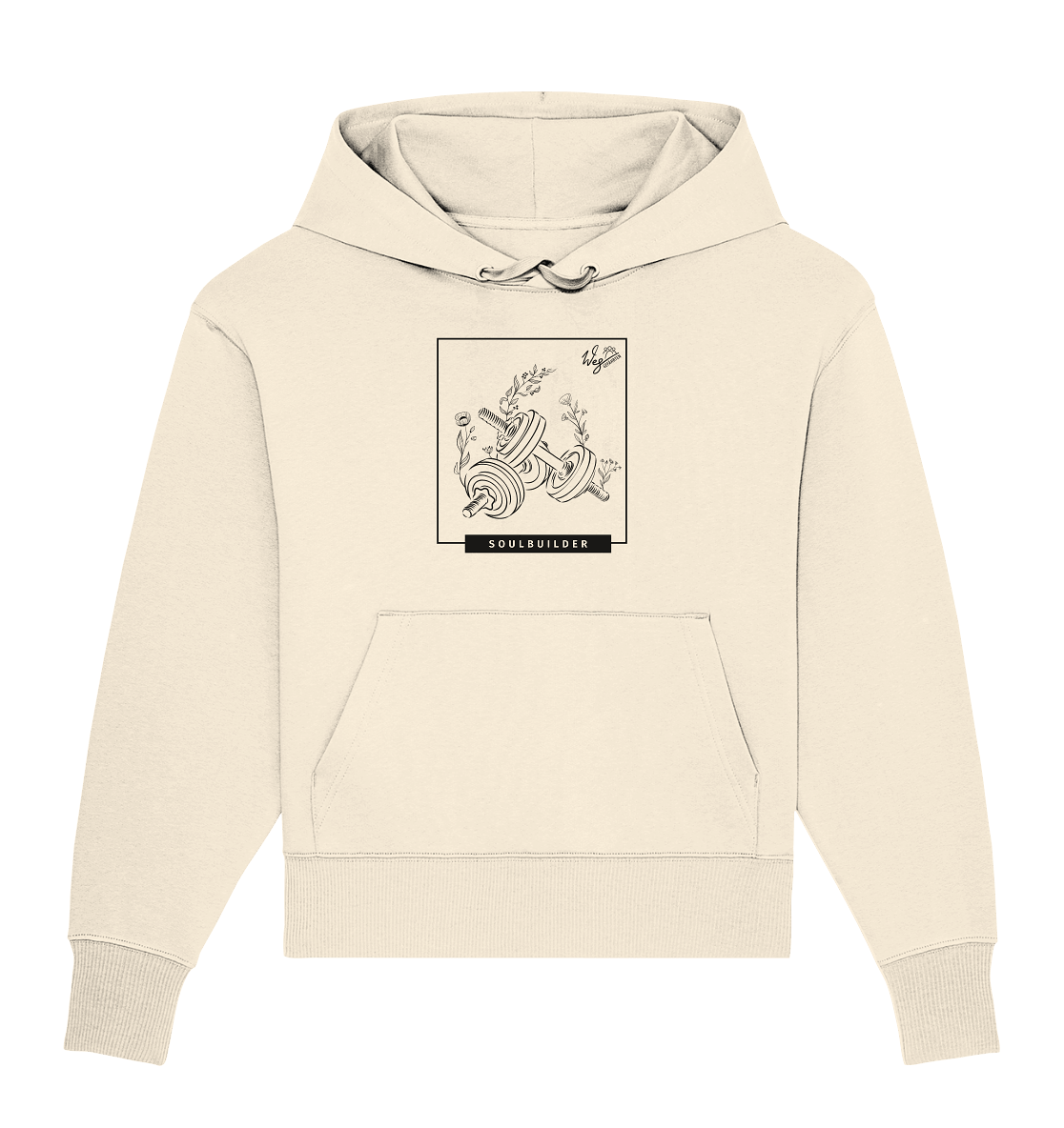 Soulbuilder - Organic Oversize Hoodie - Weggefährten Mindset