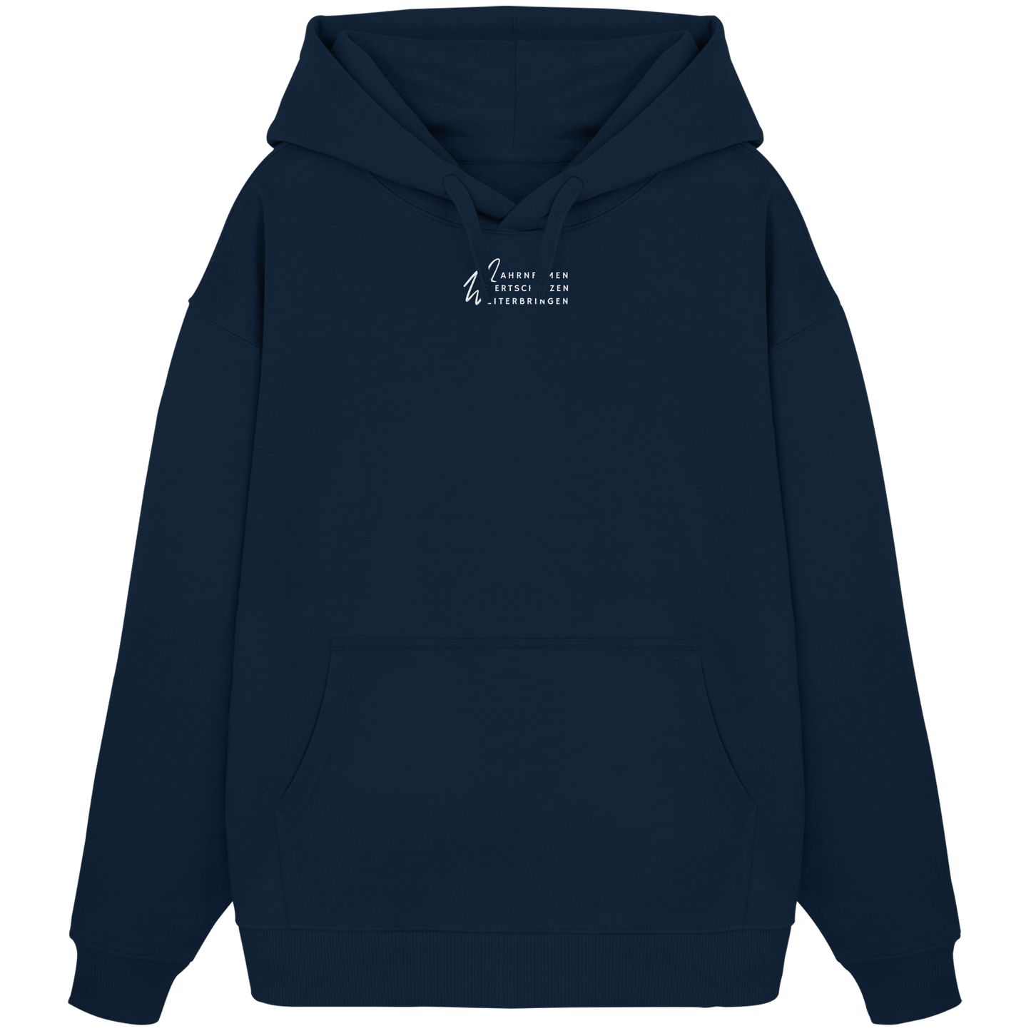 WERTE (Stick) - Organic Oversize Hoodie