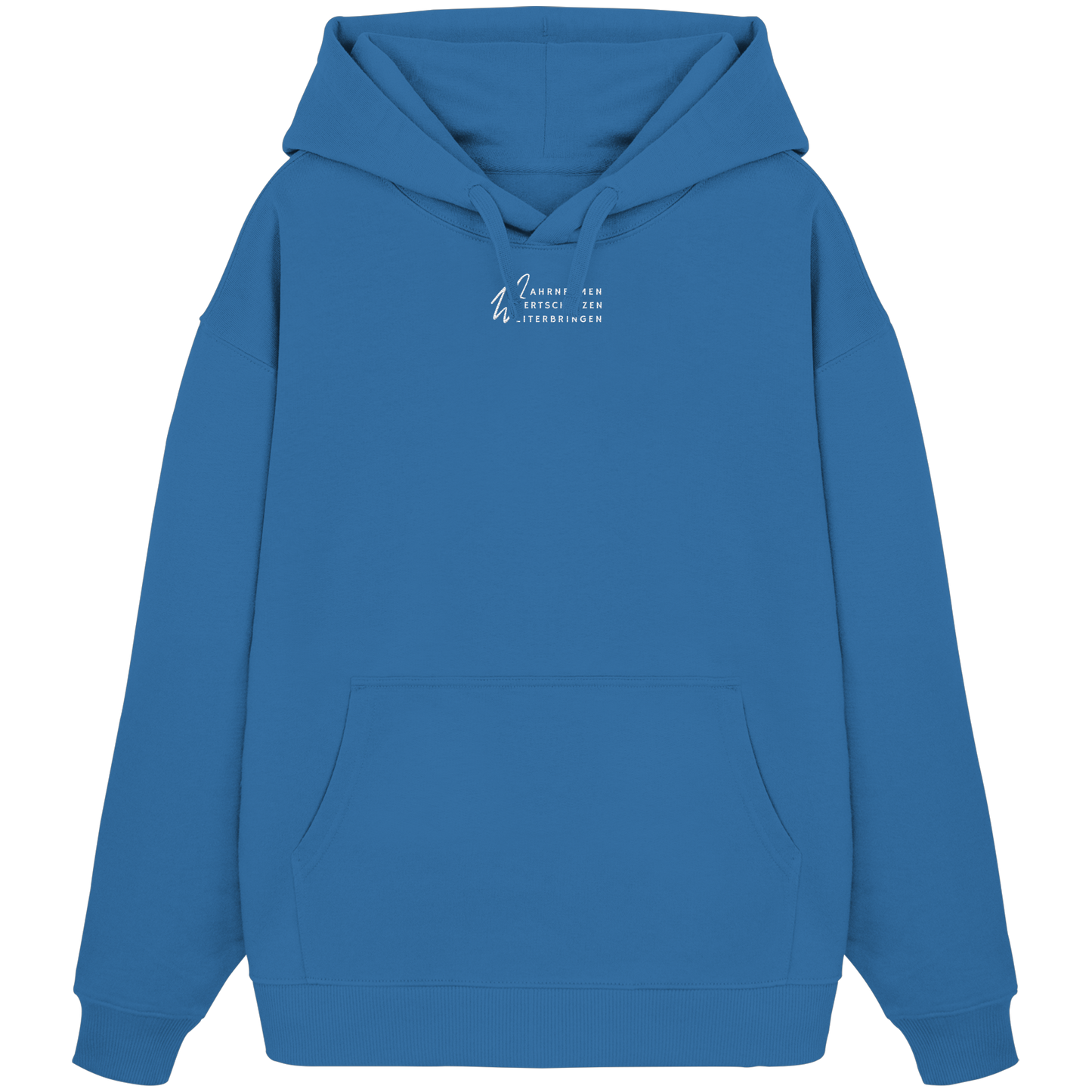 WERTE (Stick) - Organic Oversize Hoodie