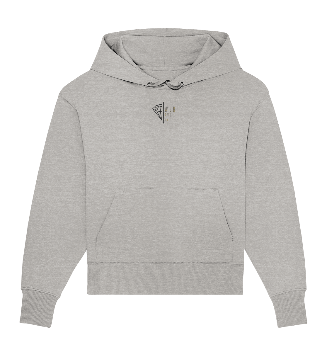 wertvoll - Organic Oversize Hoodie (Stick) - Weggefährten Mindset