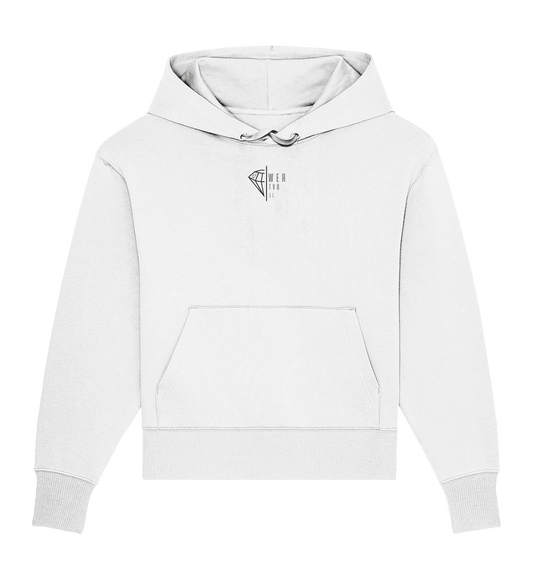 wertvoll - Organic Oversize Hoodie (Stick) - Weggefährten Mindset