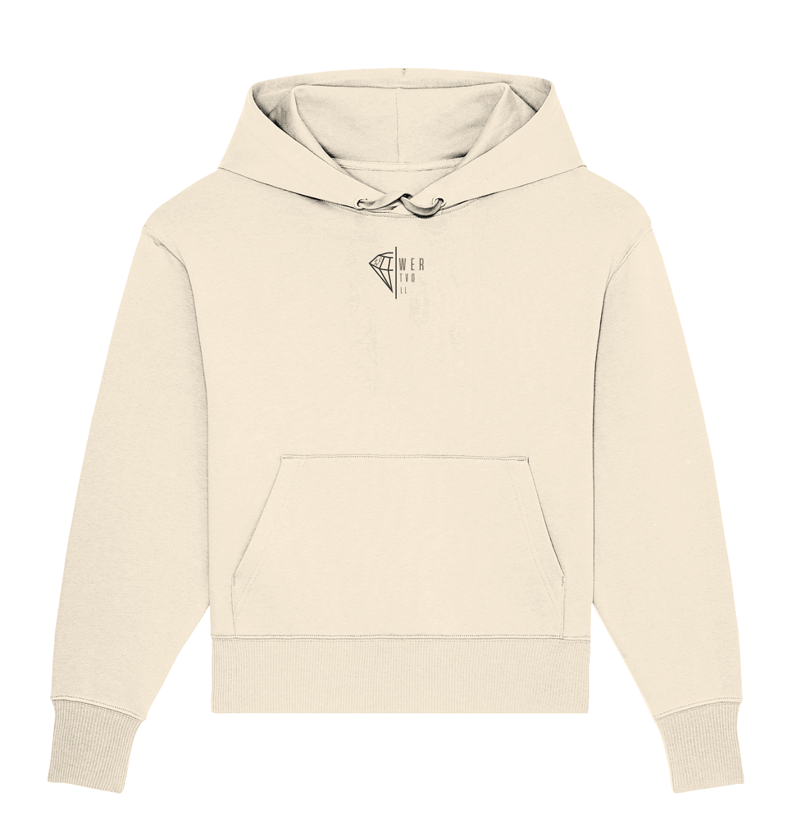 wertvoll - Organic Oversize Hoodie (Stick) - Weggefährten Mindset