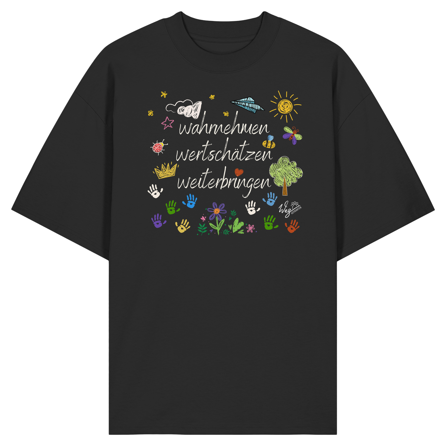 WERTE bunt - Tanja (NICHT Veröffentlichen) - Organic Oversize Shirt.