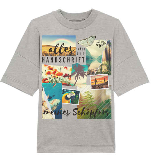 Handschrift des Schöpfers - Organic Oversize Shirt