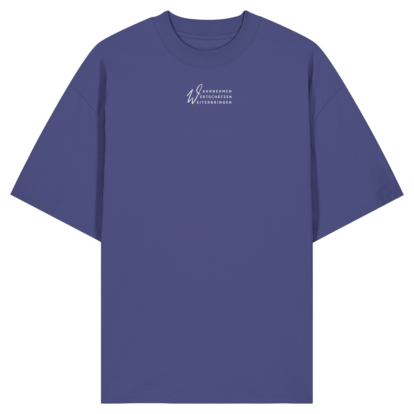 WERTE (Stick) - Organic Oversize Shirt