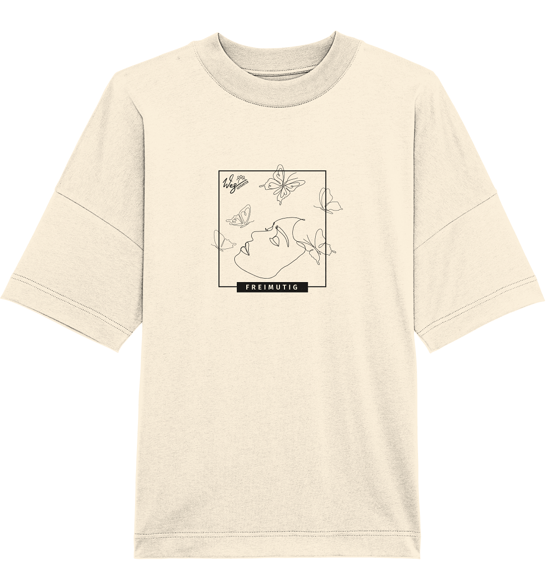 Freimutig - Organic Oversize Shirt - Weggefährten Mindset