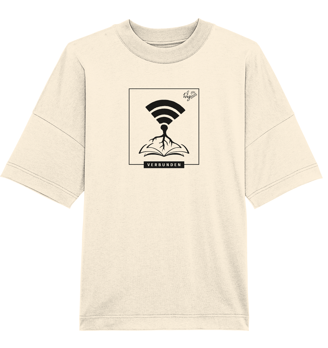 Verbunden - Organic Oversize Shirt - Weggefährten Mindset