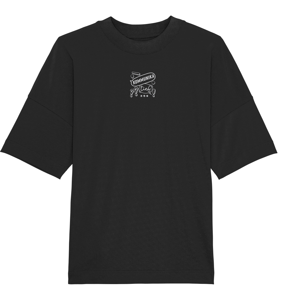KommunikaTIEF - Organic Oversize Shirt (Stick)
