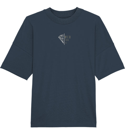 WERTVOLL Diamant (Stick) - Organic Oversize Shirt (Stick) - Weggefährten Mindset