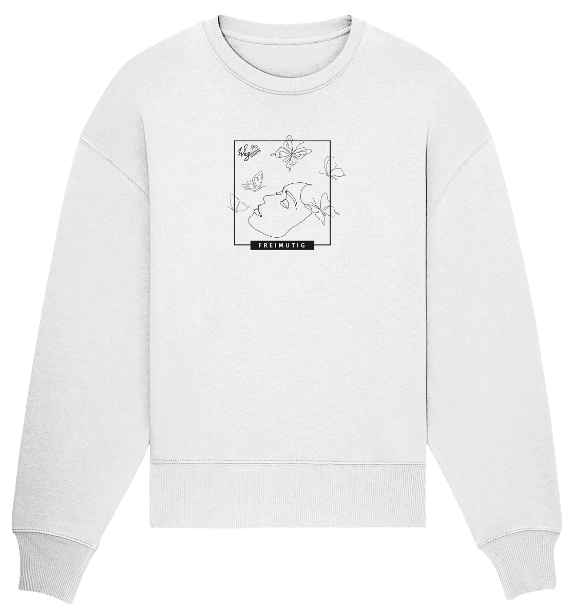 Freimutig - Organic Oversize Sweatshirt - Weggefährten Mindset