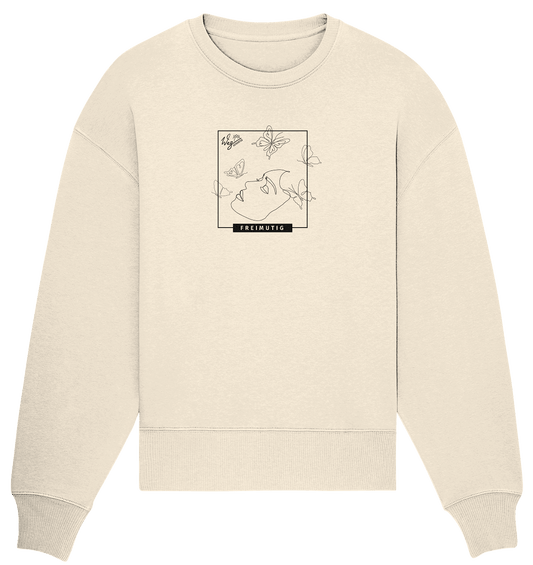 Freimutig - Organic Oversize Sweatshirt - Weggefährten Mindset