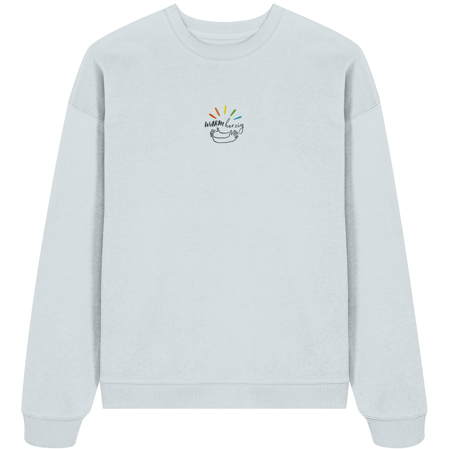 Warmherzig - Organic Oversize Sweatshirt (Stick) - Weggefährten Mindset
