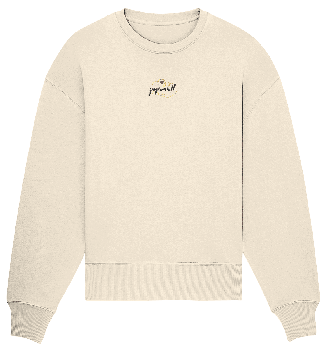Zugewandt - Organic Oversize Sweatshirt (Stick) - Weggefährten Mindset