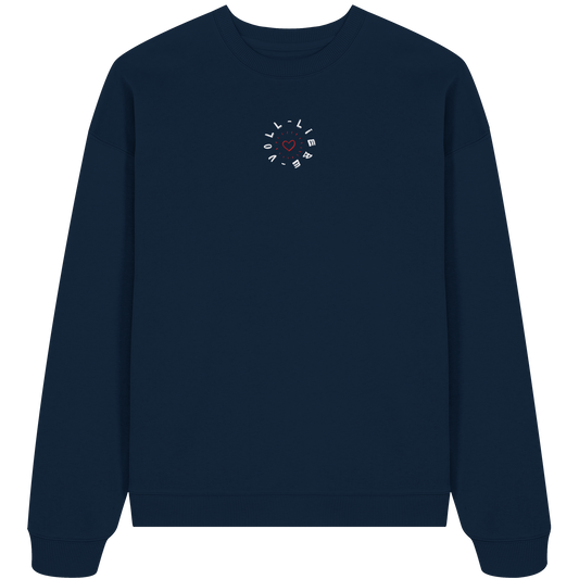 Voll Liebe - Organic Oversize Sweatshirt (Stick).