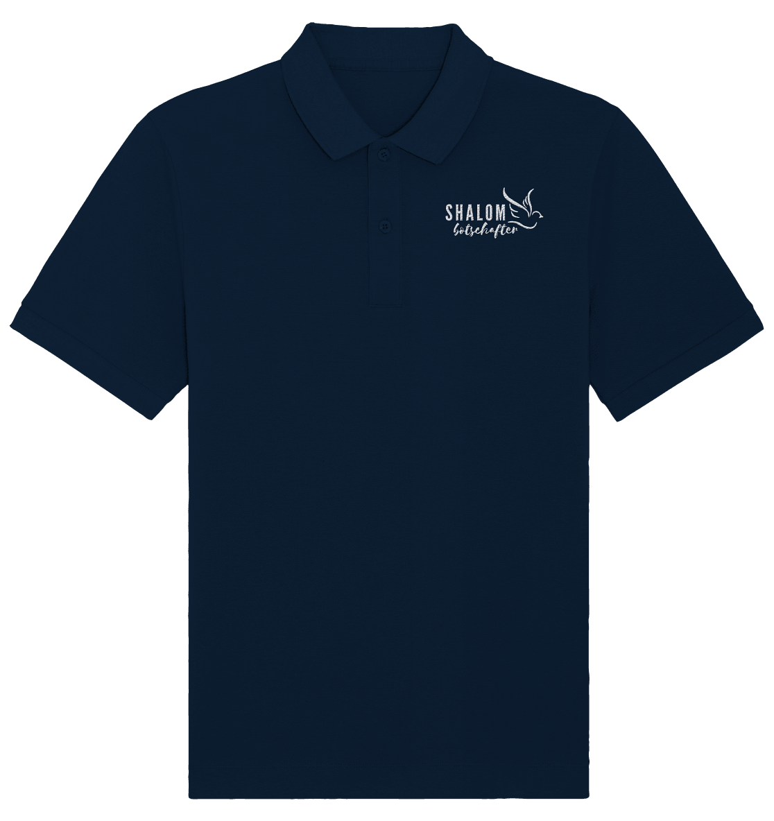 SHALOMbotschafter - Organic Poloshirt (Stick) - Weggefährten Mindset