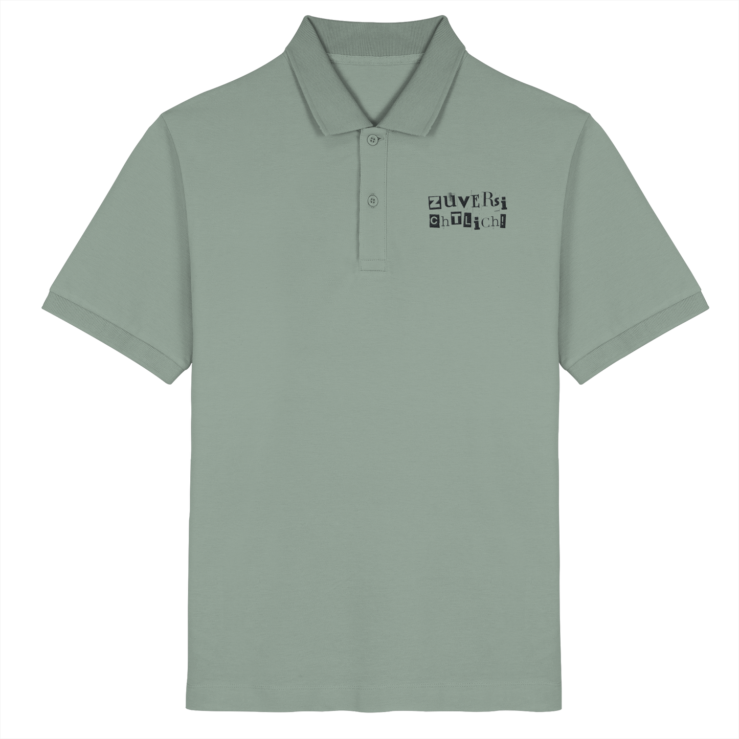 Zuversichtlich - Organic Poloshirt (Stick)