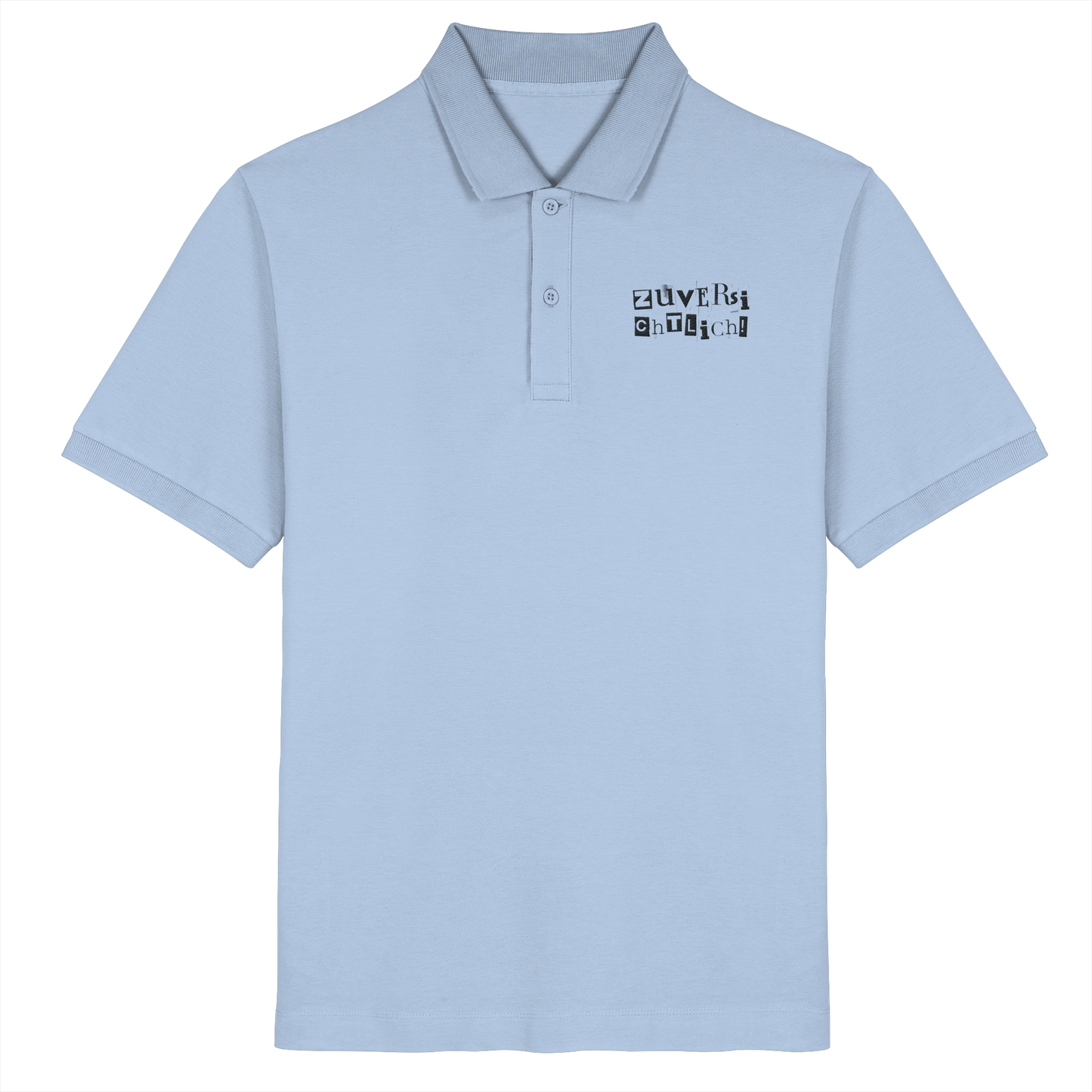 Zuversichtlich - Organic Poloshirt (Stick)